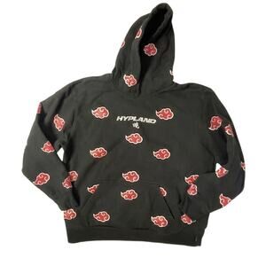 Hypland Naruto Akatsuki Cloud Hoodie 2XL Streetwear Anime Graphic